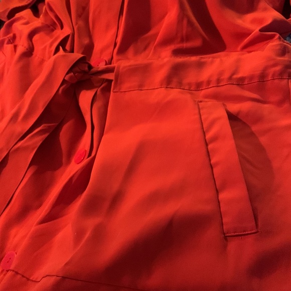 New Prologue Button Up Short Sleeve Dress Melon Pink Woman’s Curvy Plus Size XXL - Picture 8 of 13